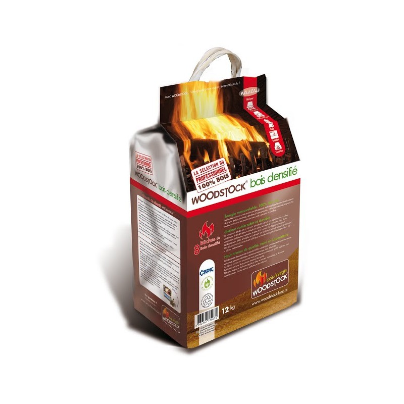 Sac 8 bûches densifiées