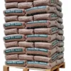 Palette de granulés de bois de Brazeco PREMIUM certifiés Din+ ou EN+ A1, pellets de 65 sacs de 15kg